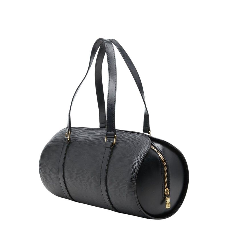 Louis Vuitton Epi Soufflot Handbag Noir Black Leather — view 2