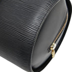 Louis Vuitton Epi Soufflot Handbag Noir Black Leather — view 6