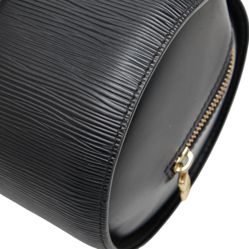 Louis Vuitton Epi Soufflot Handbag Noir Black Leather — view 6