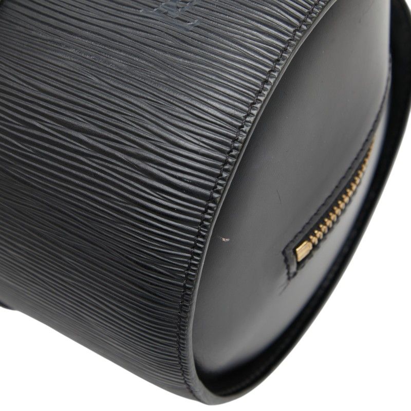 Louis Vuitton Epi Soufflot Handbag Noir Black Leather — view 4