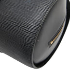 Louis Vuitton Epi Soufflot Handbag Noir Black Leather — view 4