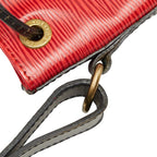 Louis Vuitton Epi Petit Noe Bicolor Shoulder Bag Red Black Leather — view 5