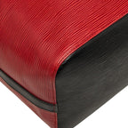 Louis Vuitton Epi Petit Noe Bicolor Shoulder Bag Red Black Leather — view 8