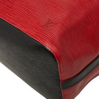 Louis Vuitton Epi Petit Noe Bicolor Shoulder Bag Red Black Leather — view 7