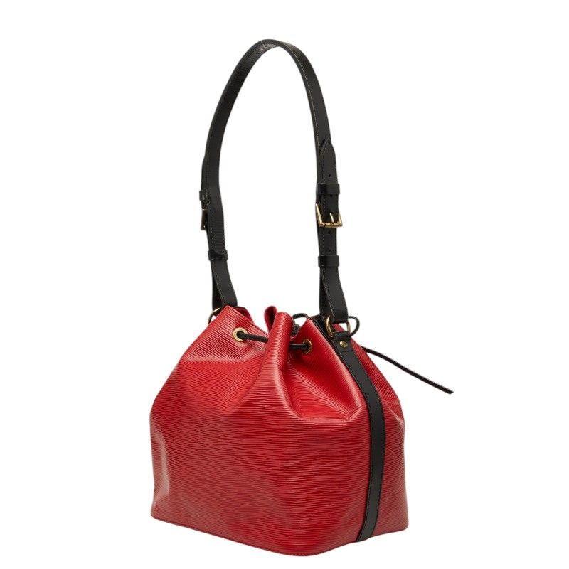 Louis Vuitton Epi Petit Noe Bicolor Shoulder Bag Red Black Leather — view 2
