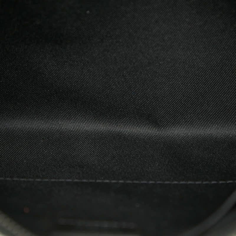 Louis Vuitton Monogram Eclipse Pochette Discovery Clutch Black Leather — view 6