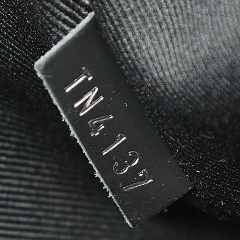 Louis Vuitton Monogram Eclipse Pochette Discovery Clutch Black Leather — view 8