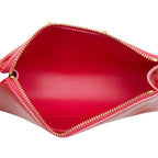 Louis Vuitton Monogram Vernis Trousse Cosmetic Pouch Rose Pop Enamel — view 9