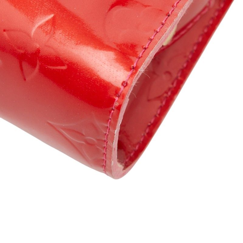 Louis Vuitton Monogram Vernis Trousse Cosmetic Pouch Rose Pop Enamel — view 4