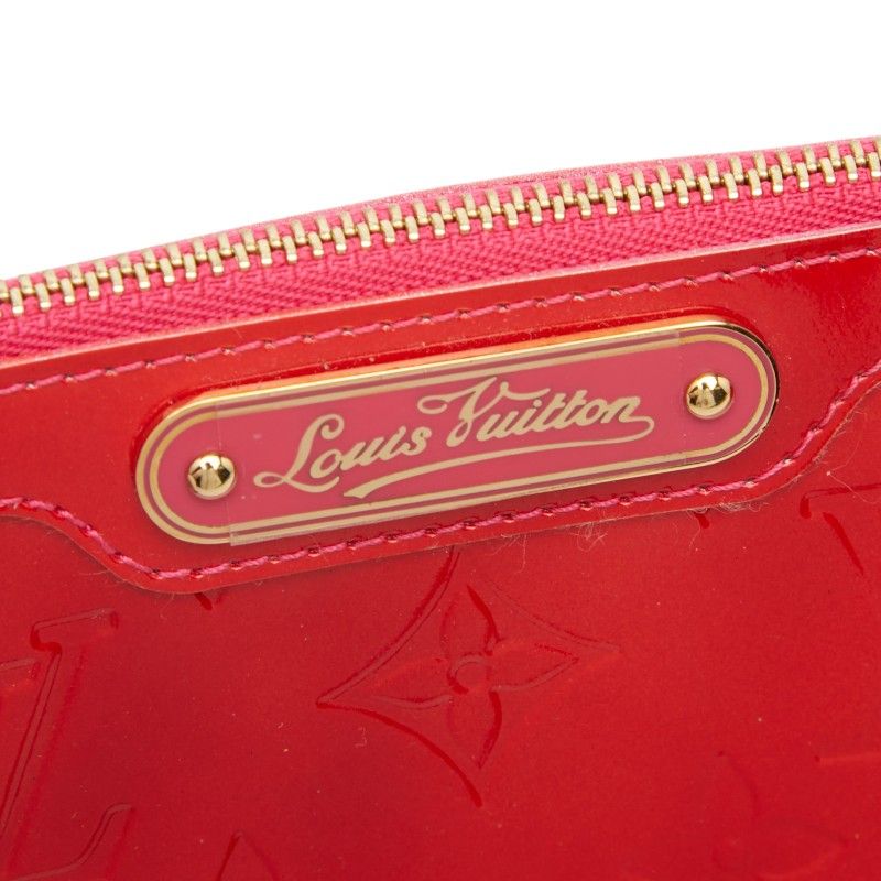 Louis Vuitton Monogram Vernis Trousse Cosmetic Pouch Rose Pop Enamel — view 8