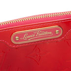 Louis Vuitton Monogram Vernis Trousse Cosmetic Pouch Rose Pop Enamel — view 8
