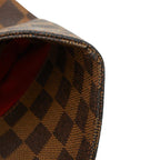 Louis Vuitton Damier Sac Shopping Tote Shoulder Brown Leather — view 9