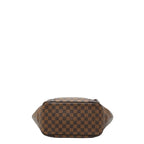 Louis Vuitton Damier Sac Shopping Tote Shoulder Brown Leather — view 3