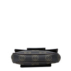 Loewe Anagram Crossbody Shoulder Back Black Brown Leather — view 3