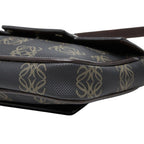 Loewe Anagram Crossbody Shoulder Back Black Brown Leather — view 4