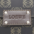 Loewe Anagram Crossbody Shoulder Back Black Brown Leather — view 7