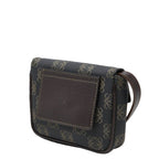 Loewe Anagram Crossbody Shoulder Back Black Brown Leather — view 2