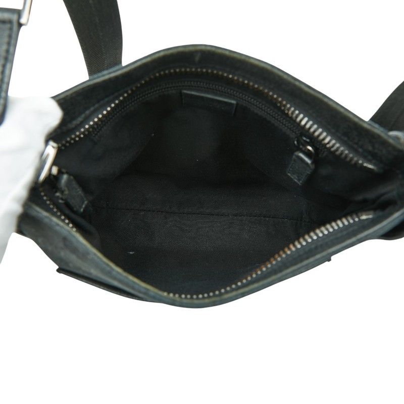 Gucci GG Canvas Crossbody Shoulder Bag Navy — view 7