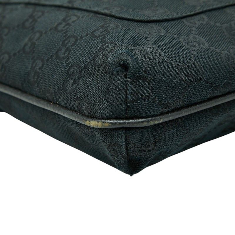 Gucci GG Canvas Crossbody Shoulder Bag Navy — view 5