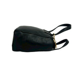 Dior Vintage Logo Leather Handbag Mini Tote Black — view 6