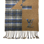Louis Vuitton Check with Echarpe Cashmere Scarf Beige — view 2