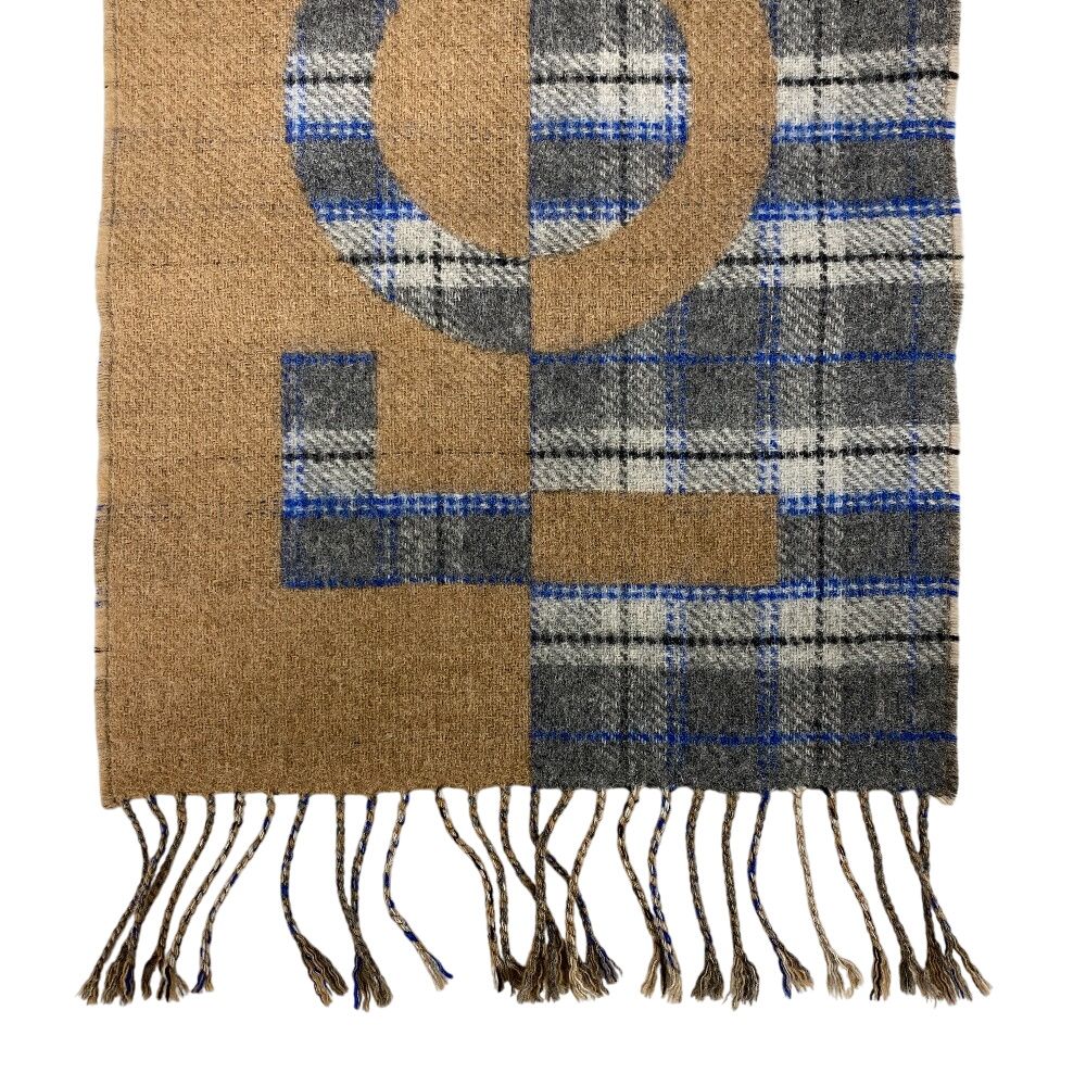 Louis Vuitton Check with Echarpe Cashmere Scarf Beige — view 5