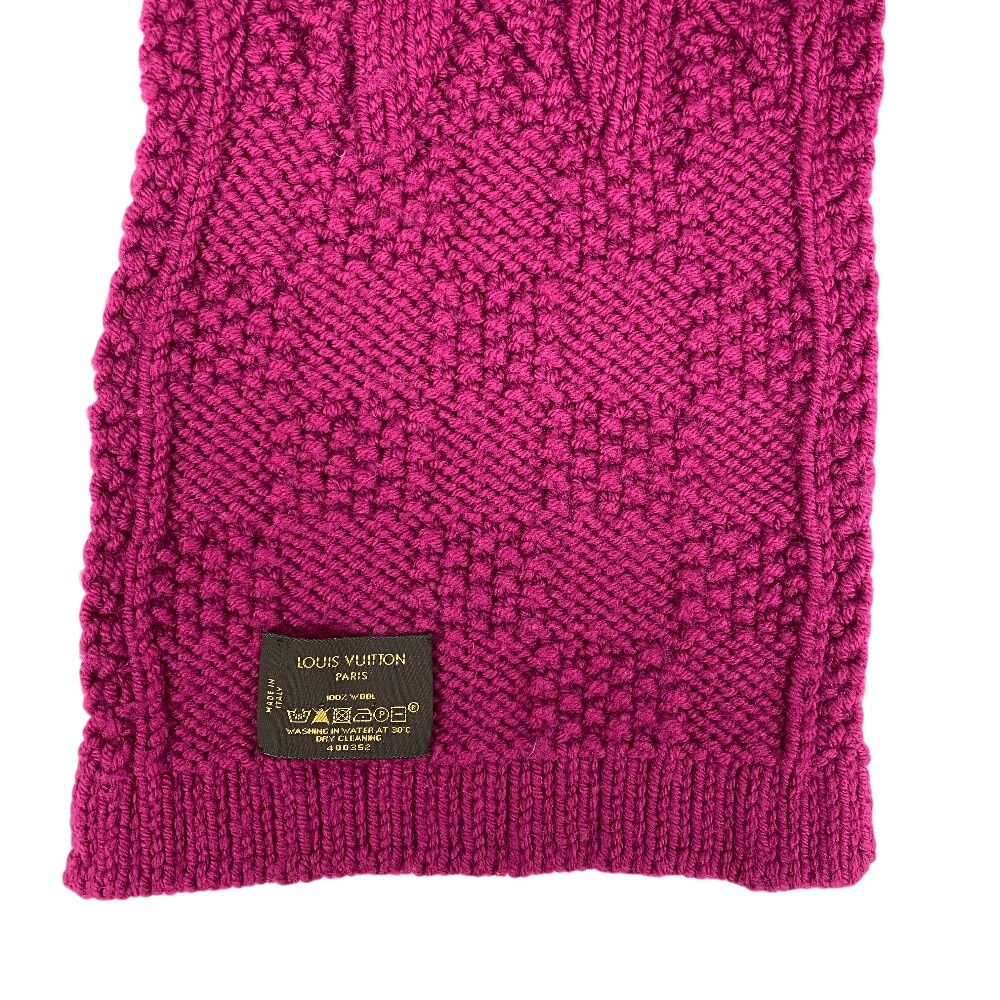 Louis Vuitton Echarpe Constance Wool Scarf Purple — view 5