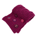 Louis Vuitton Echarpe Constance Wool Scarf Purple