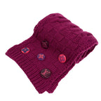 Louis Vuitton Echarpe Constance Wool Scarf Purple
