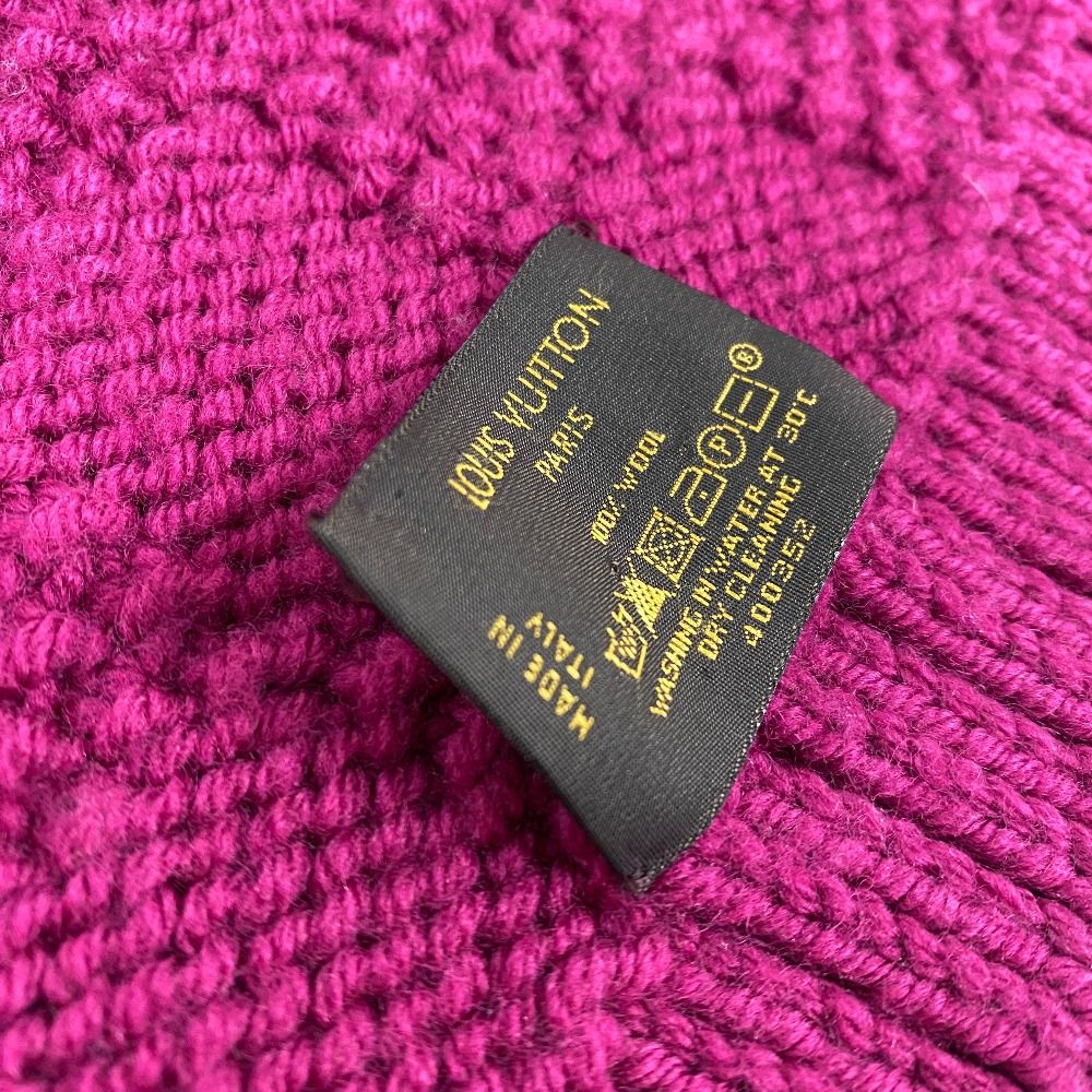 Louis Vuitton Echarpe Constance Wool Scarf Purple — view 6