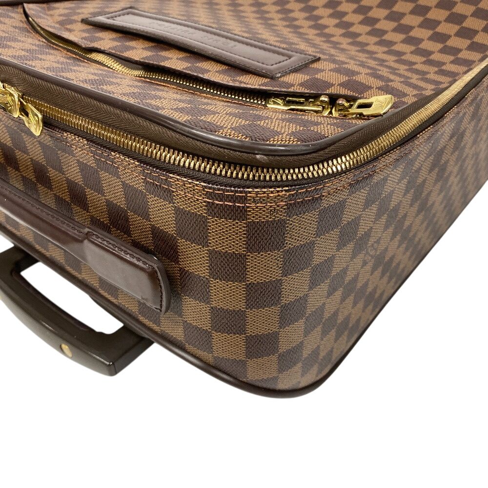 Louis Vuitton Pegase 45 Travel Bag Damier Suitcase Purse Carry Case Brown — view 3