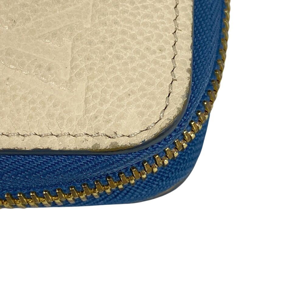 Louis Vuitton Zippy Wallet Zip Around Monogram Empreinte Leather Ivory — view 3