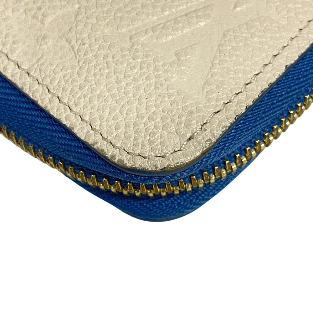 Louis Vuitton Zippy Wallet Zip Around Monogram Empreinte Leather Ivory — view 7