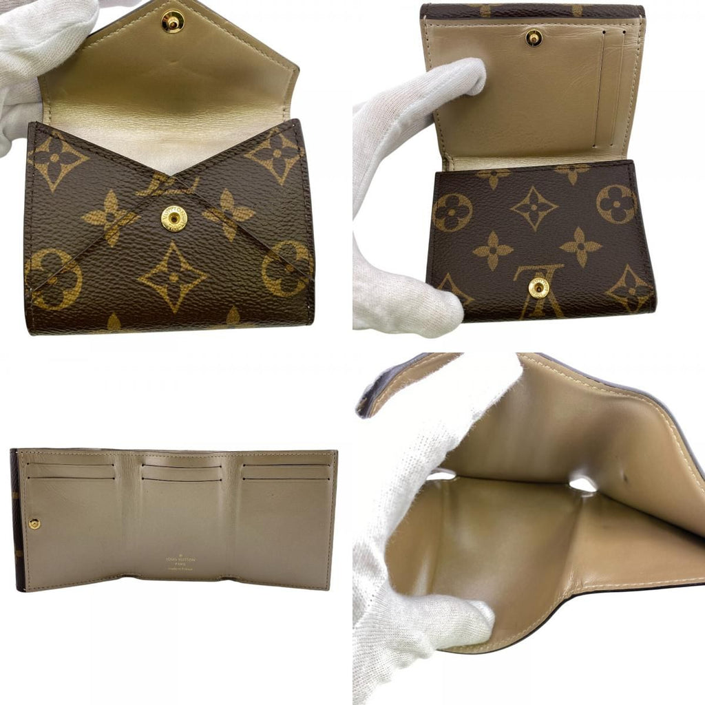 Louis Vuitton Wallet Celeste Portefeuille Monogram Trifold Coin Purse Bill Card — view 8
