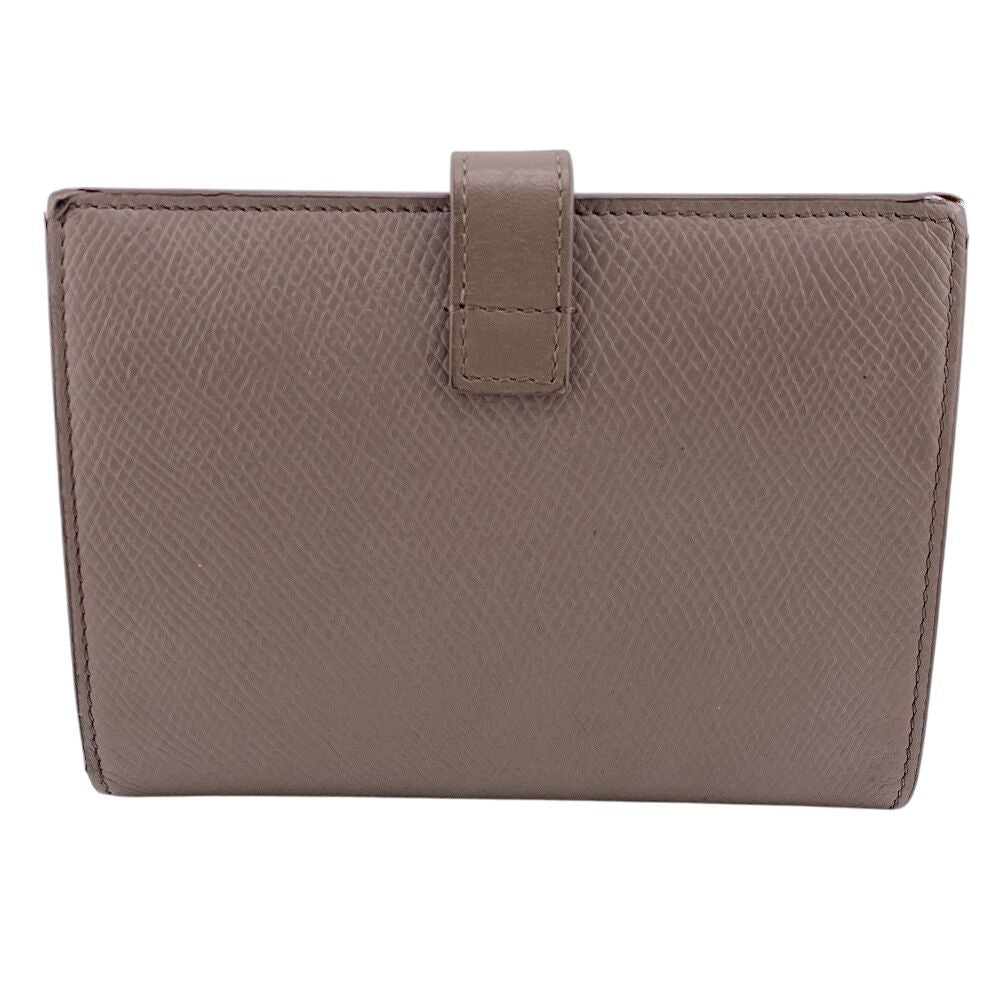 Celine Strap Bifold Wallet Coin Purse Bill Beige — view 2