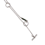 Hermes Cordage Rope Necklace Chain Silver — view 5