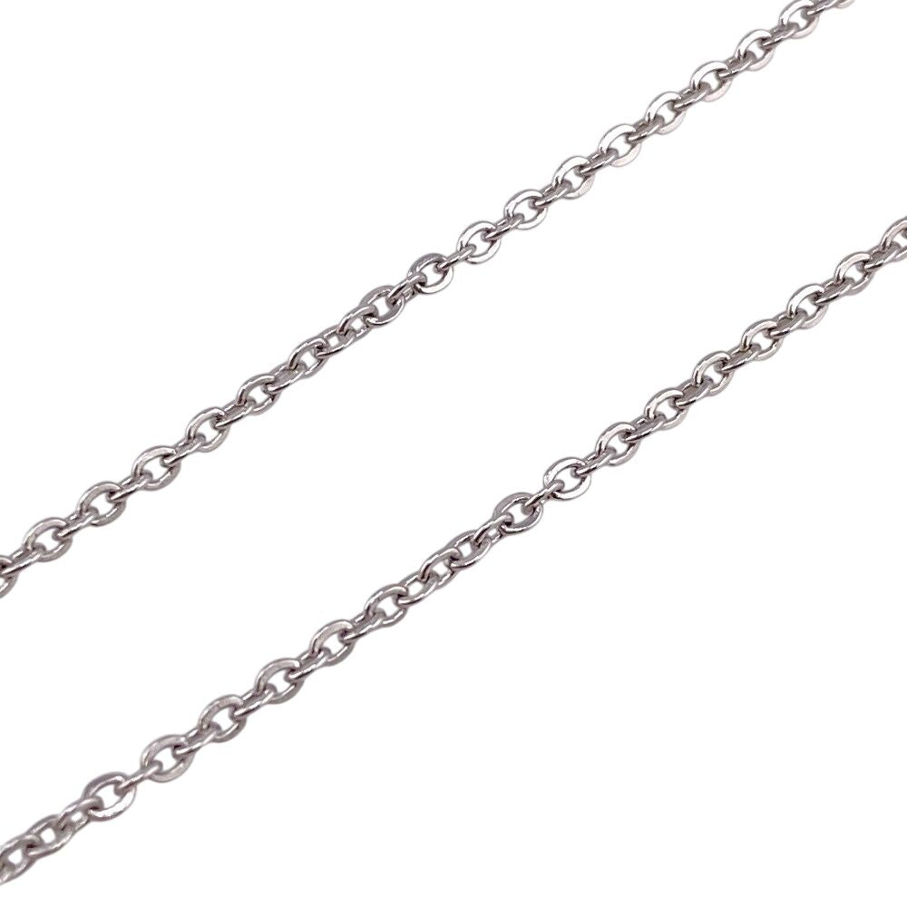 Hermes Cordage Rope Necklace Chain Silver — view 4