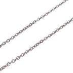 Hermes Cordage Rope Necklace Chain Silver — view 4
