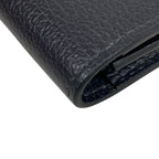 Hermes Citizen Twill Wallet Card Holder Coin Purse Black — view 6