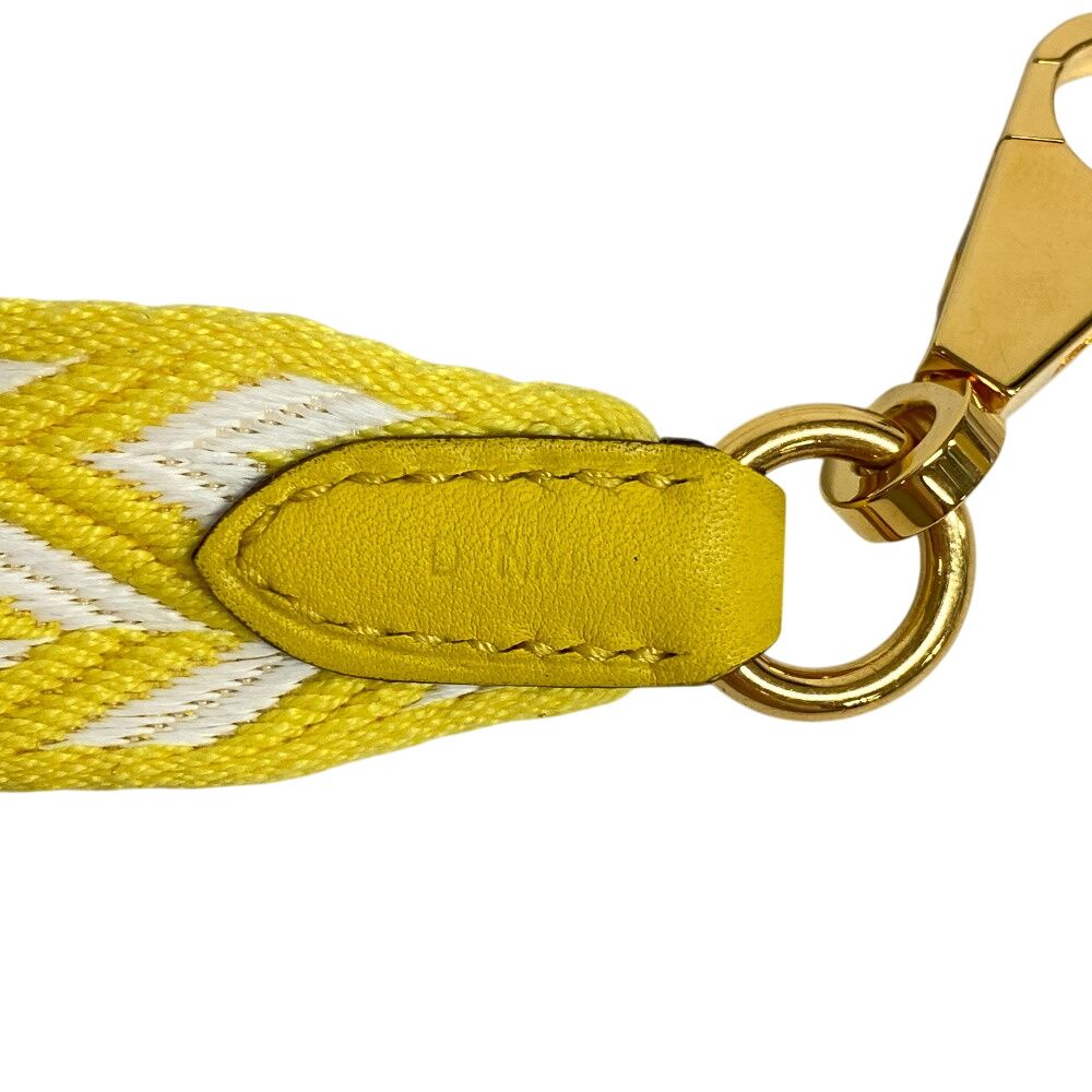 Hermes Caval Bandouliere Sangles Strap Smartphone Mobile Shoulder Neck Yellow — view 4