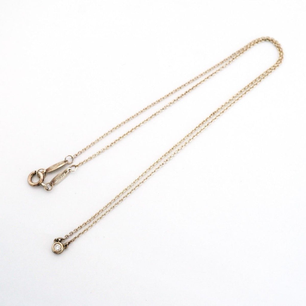 Tiffany & Co Necklace by the Yard 925 Sterling Silver Diamond — view 3