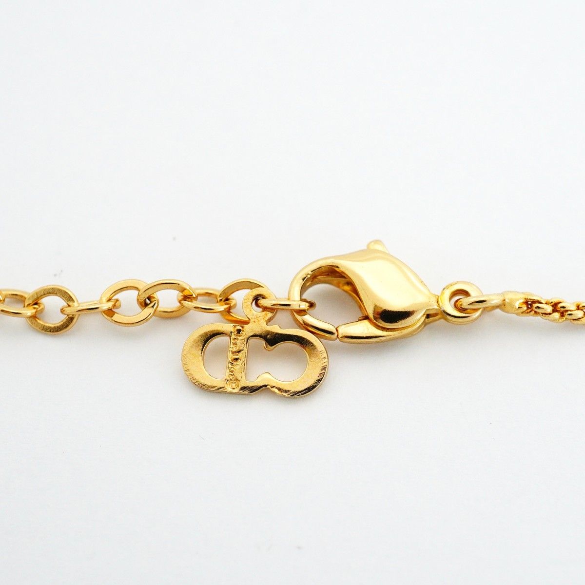 Dior Necklace Logo Gold Plated — view 4