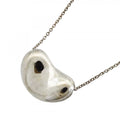 Tiffany & Co Necklace Bean Silver
