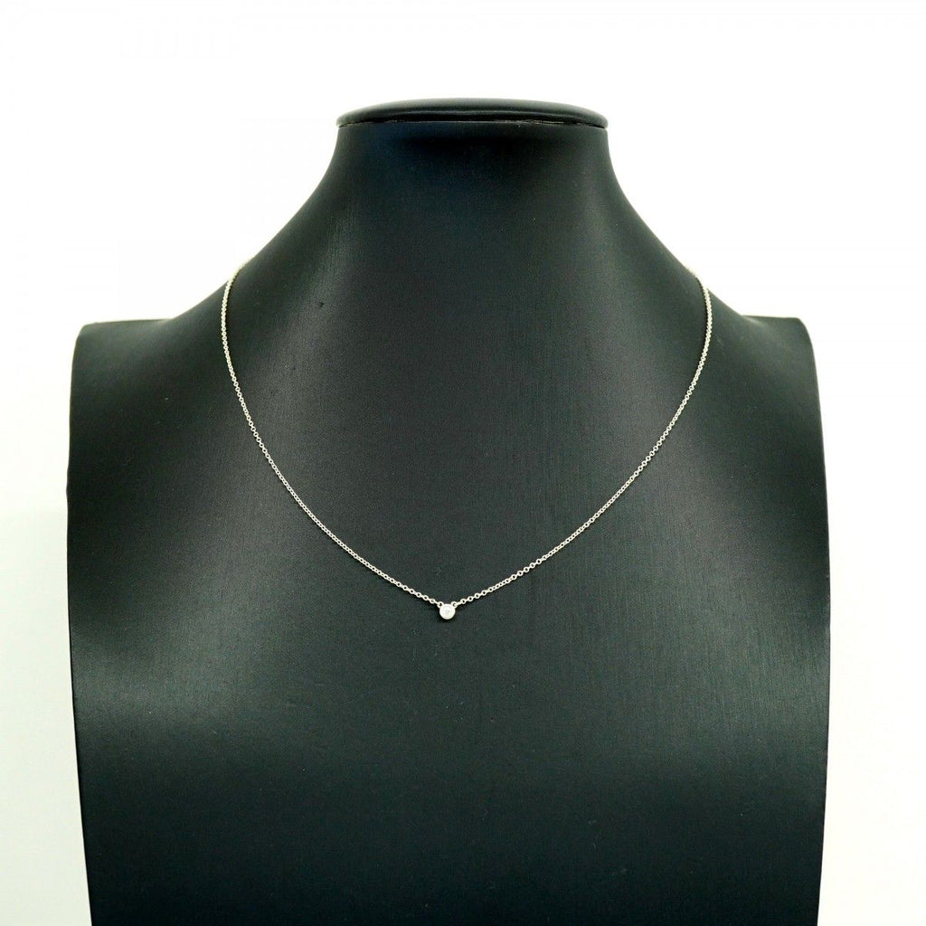 Tiffany & Co Necklace by the Yard 925 Sterling Silver Diamond — view 6