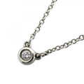 Tiffany & Co Necklace by the Yard 925 Sterling Silver Diamond