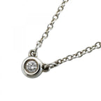 Tiffany & Co Necklace by the Yard 925 Sterling Silver Diamond