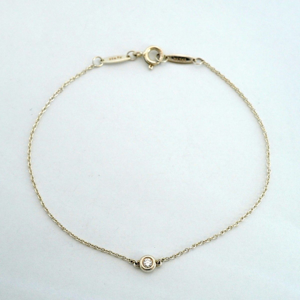 Tiffany & Co Bracelet by the Yard 925 Sterling Silver Diamond — view 3