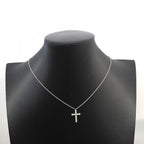 Tiffany & Co Necklace Jazz Cross Platinum Diamond — view 6