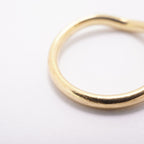 Tiffany & Co Ring Curved Band 18k Yellow Gold Diamond — view 9