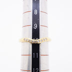 Tiffany & Co Ring Curved Band 18k Yellow Gold Diamond — view 6